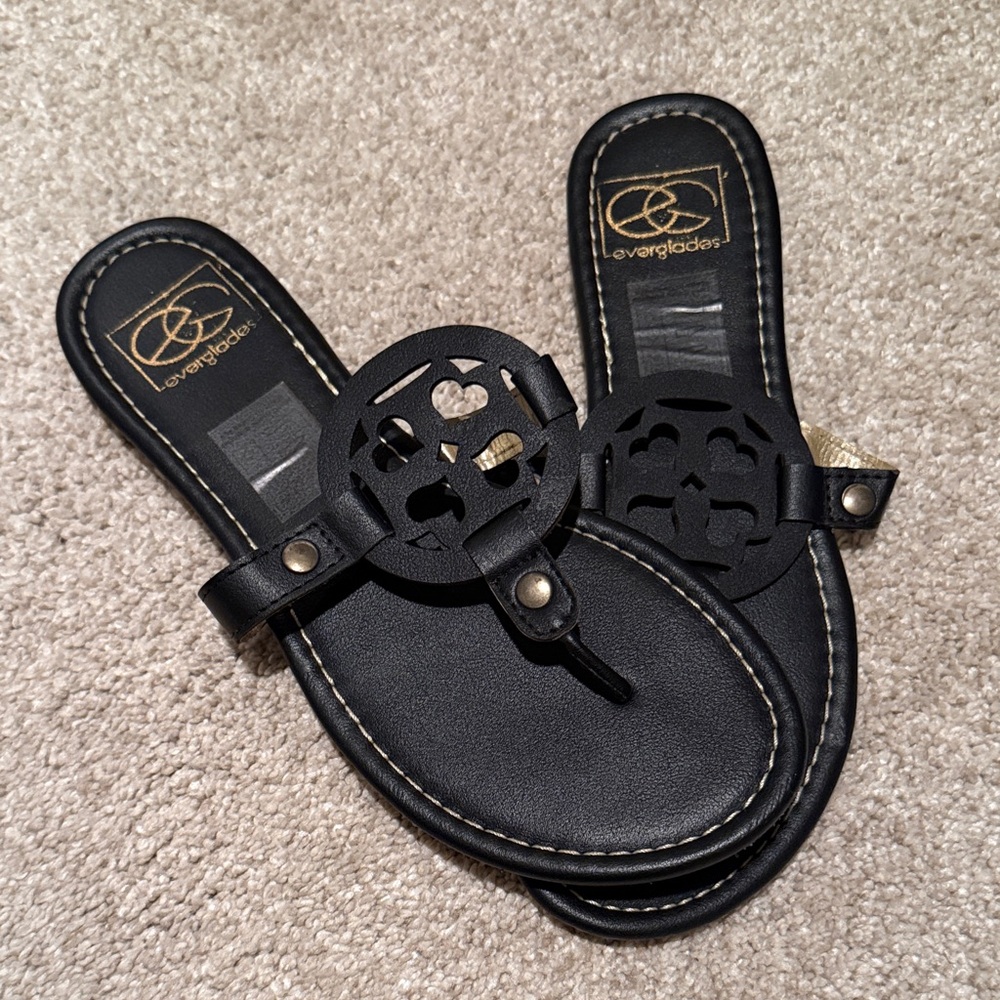 Everglades Black Women's Sandals